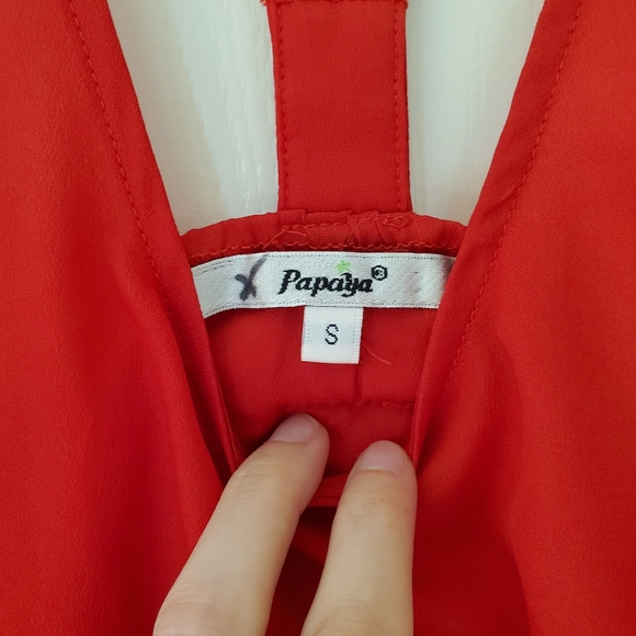 Papaya - Red Tank Top - Picture 3 of 3